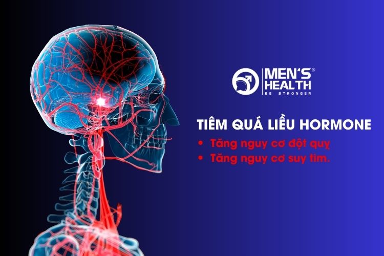 Một trong những rủi ro đặc biệt nguy hiểm khi tự tiêm hormone tại nhà có thể gây đột tử và tăng nguy cơ suy tim