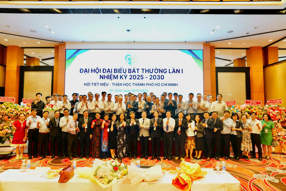 CHÚC MỪNG ĐẠI HỘI ĐẠI BIỂU BẤT THƯỜNG LẦN 1 NHIỆM KỲ 2025 – 2030 HỘI TIẾT NIỆU – THẬN HỌC TP.HCM THÀNH CÔNG RỰC RỠ